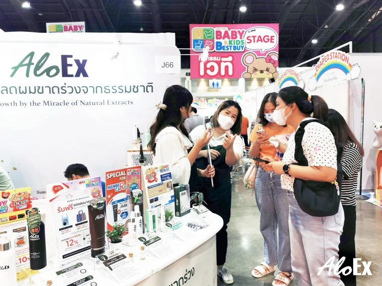 AloEx သည် ထုတ်ကုန်အစုံအလင်ကို Thailand Baby & Kids Best Buy ပွဲသို့ ယူဆောင်လာပါသည်