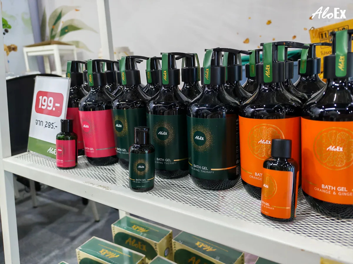 E6 展位 AloEx Bath Gel 产品的展会专属优惠