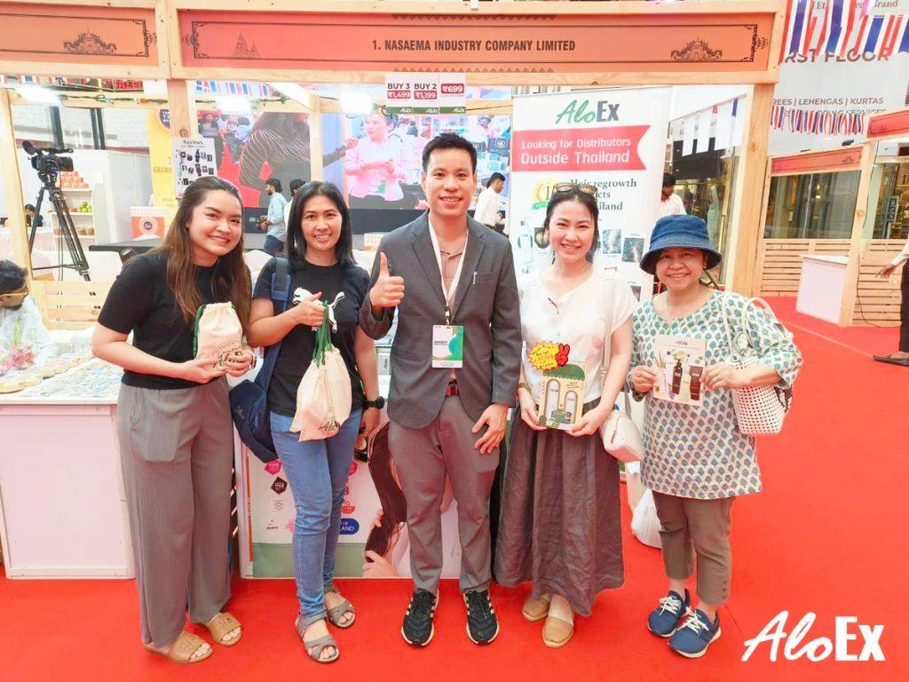 บริษัทนะเสมา อินดัสทรี โชว์ผลิตภัณฑ์ AloEx ในงานระดับสากล