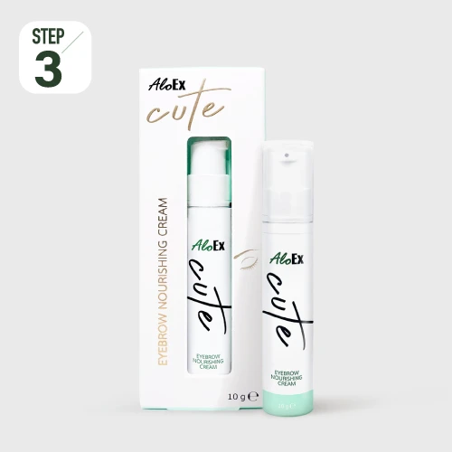 AloEx Cute Eyebrow Nourishing Cream — မျက်ခုံးမွေးနှင့် ဆံစပ်အတွက်