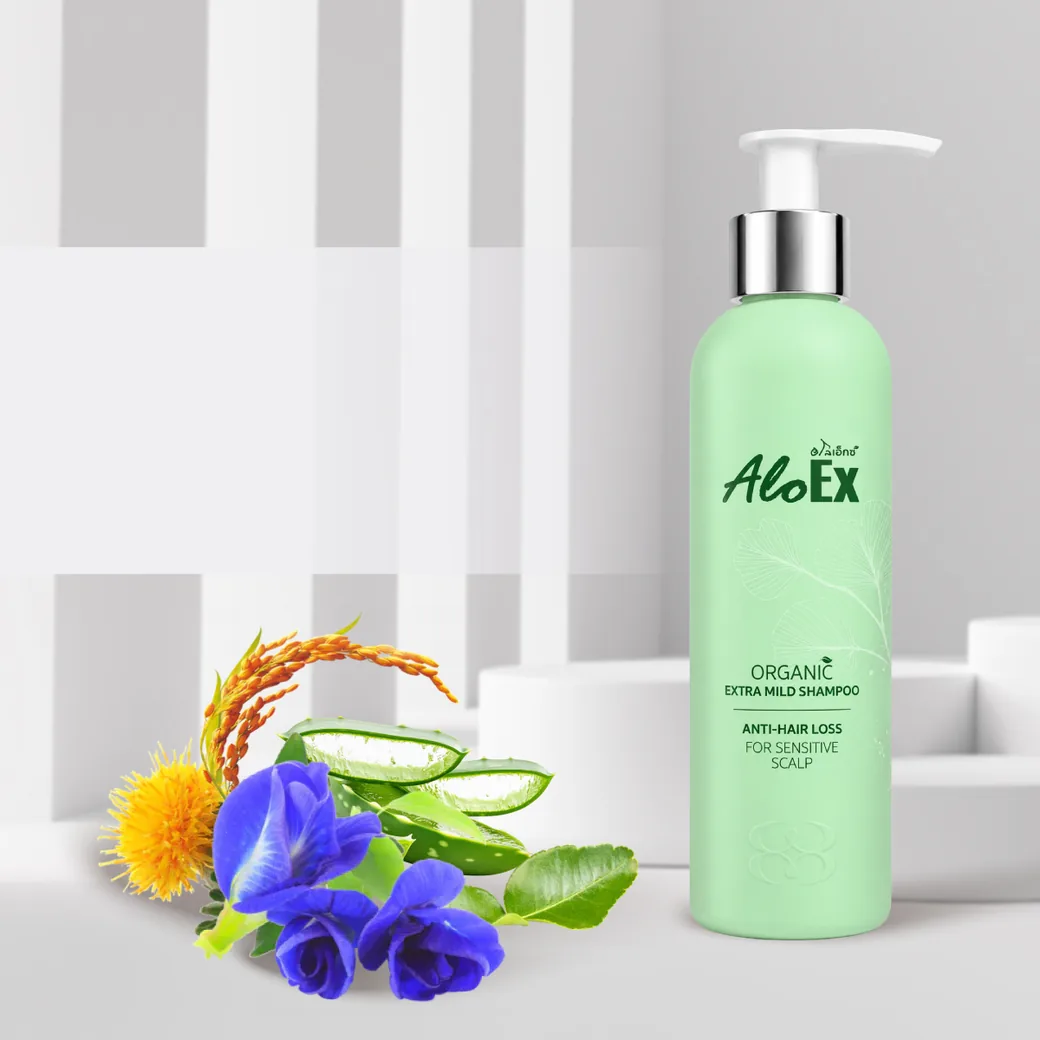 AloEx Organic Extra Mild Shampoo 极致温和配方，适合脆弱易敏感的头皮