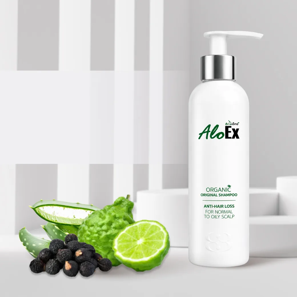 AloEx Organic Original Shampoo 有机草本洗发水，适合油性发质与油性头皮