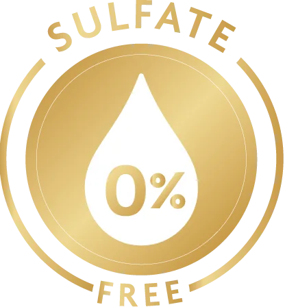 ตราสัญลักษณ์ Sulfate Free ปราศจากสารซัลเฟต 0%