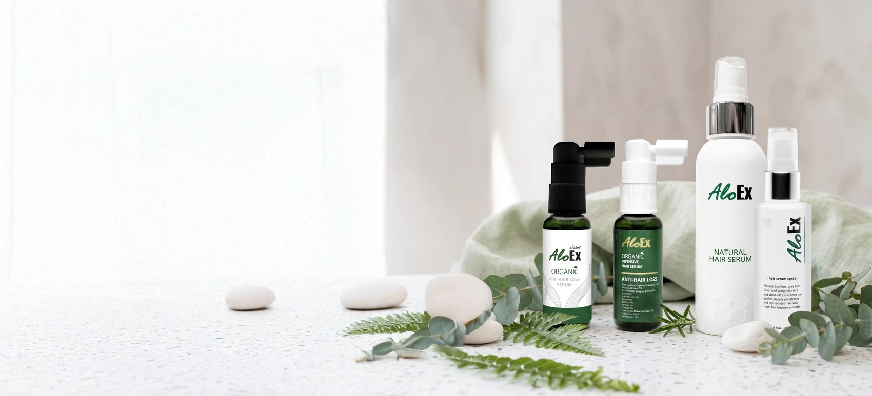 Comparing all 3 AloEx hair-reviving serums