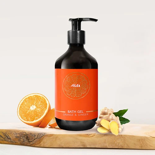 AloEx Bath Gel – Orange & Ginger ရနံ့