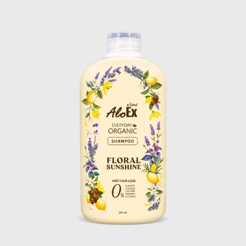 AloEx Everyday Organic Shampoo – แชมพูสมุนไพรออร์แกนิก ลดผมขาดร่วง