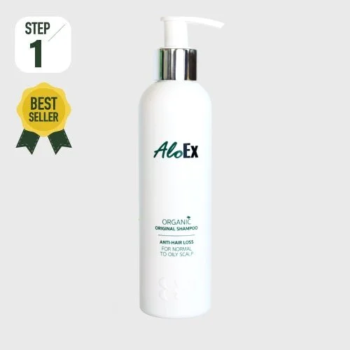 AloEx Organic Original Shampoo – Anti-Hair Loss Shampoo for Oily Scalp