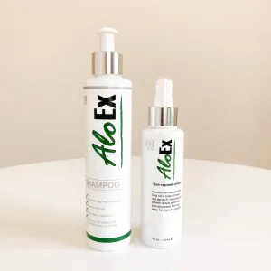 เป็นแชมพูและเซรั่ม ที่แก้ปัญหา ผมมัน และ ร่วงได้ดีมาก AloEx Original Shampoo สูตรนี้ช่วย Detox และบำรุงถึงรากผม