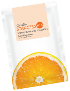 Giffarine stay-c 50 plus repairy (betaglucan) facial mask sheet