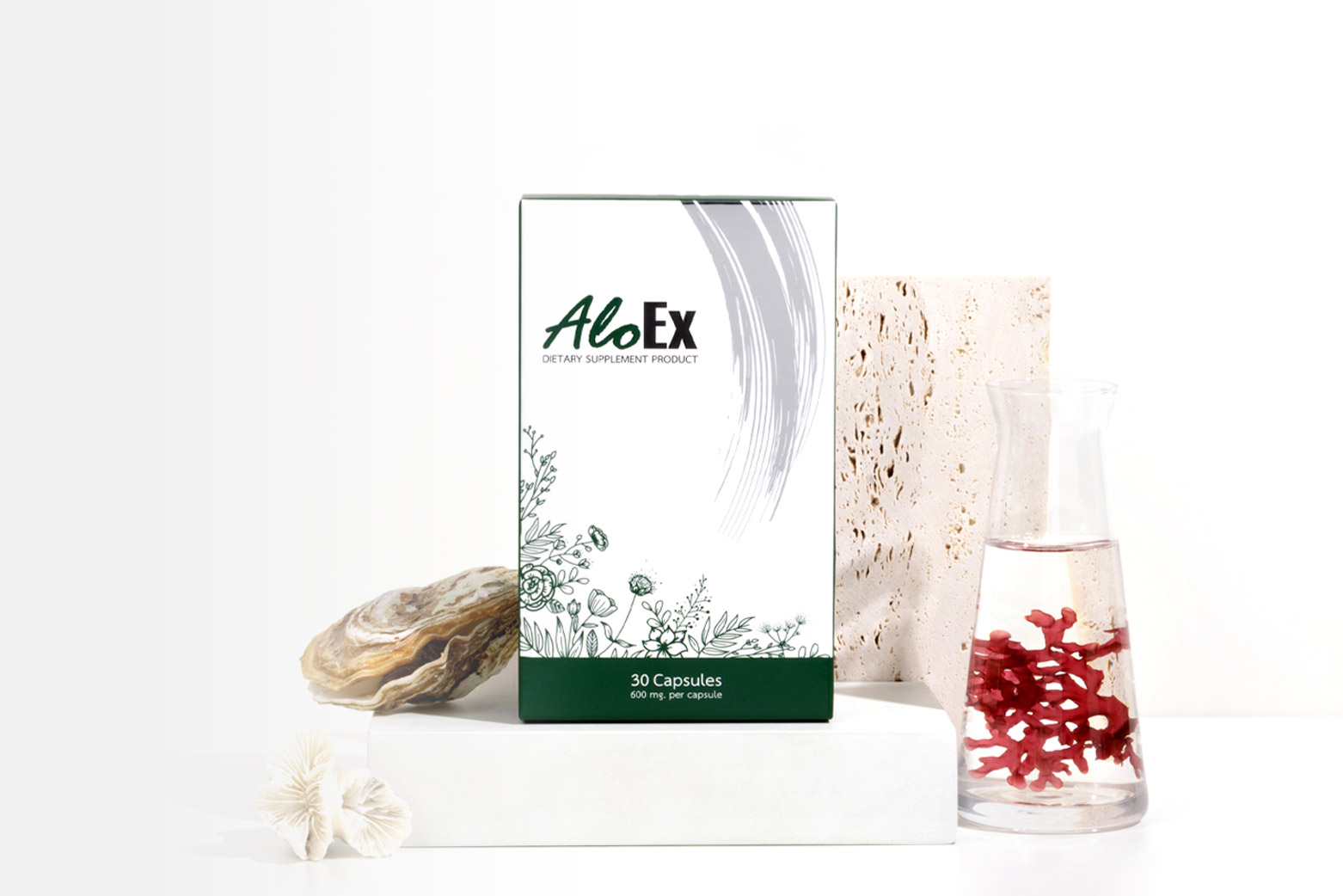 AloEx 饮食补充剂 – 脱发补充剂