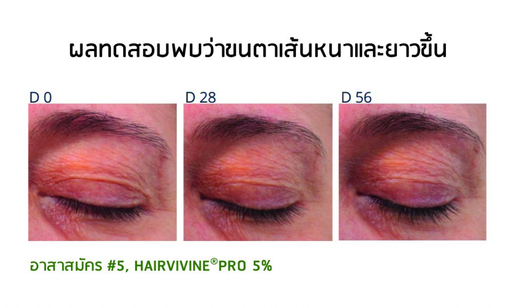 Hairvivine-Pro clinically tested on eyelash